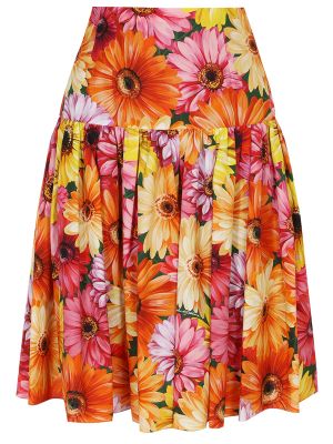 Трикотажный платье без бретелек Dolce &amp; Gabbana розовый