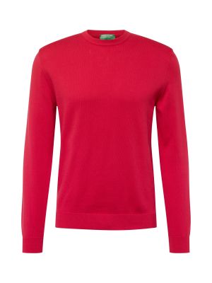Пуловер United Colors Of Benetton червено