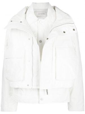 Prošivena pernata jakna Feng Chen Wang bijela