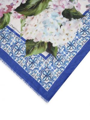 Pañuelo con estampado Dolce & Gabbana azul