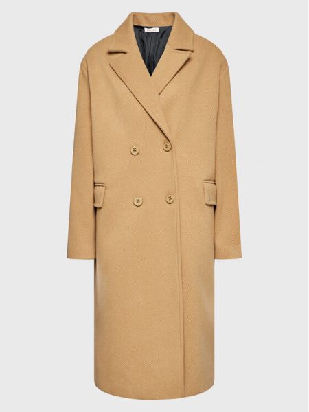 Пальто Please коричневое