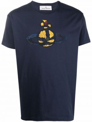 Camiseta con estampado Vivienne Westwood azul