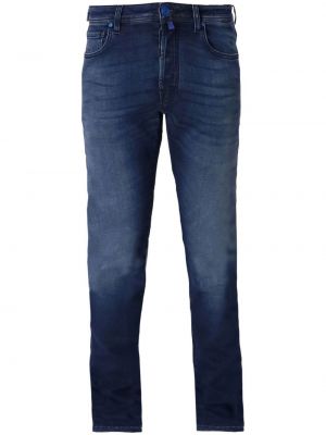 Slim fit skinny fit-jeans Jacob Cohën blå