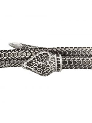 Armband mit schlangenmuster Gucci silber