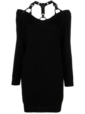 Плетена рокля Moschino черно