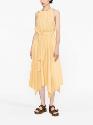 Sukienka bez rękawów Ulla Johnson żółta