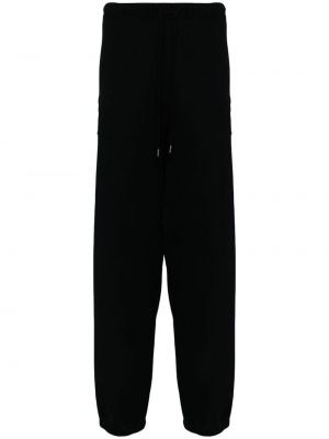 Bavlněné kalhoty relaxed fit Maison Mihara Yasuhiro černé