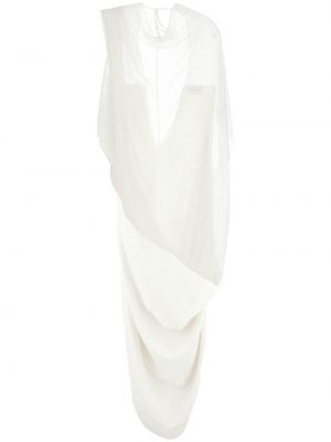 Прозрачна рокля Ferragamo бяло