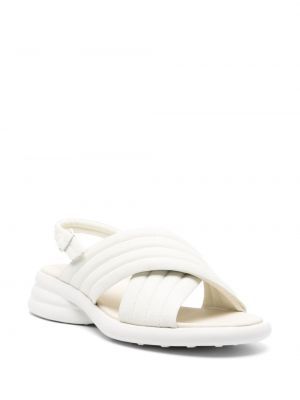 Kožené sandály Camper bílé