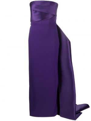 Rochie de seară drapată Solace London violet