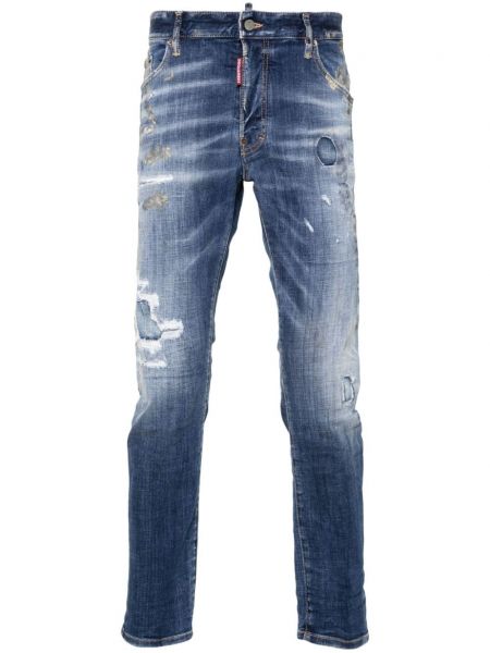 Skinny jeans Dsquared2 blå