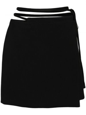 Asymetrické mini sukně Sportmax černé