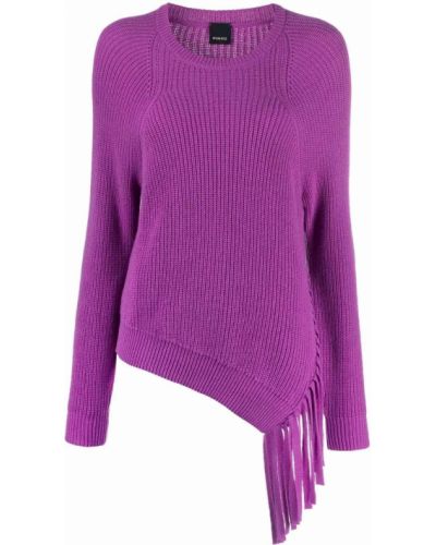 Jersey de tela jersey asimétrico Pinko violeta