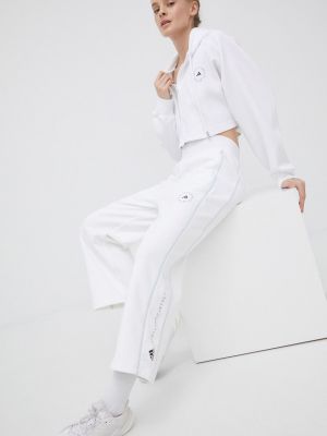 Spodnie dresowe Adidas By Stella Mccartney, biały