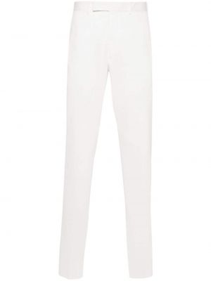 Памучни панталон Zegna бяло