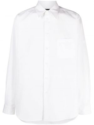Yohji Yamamoto Camicia con taschino bianco