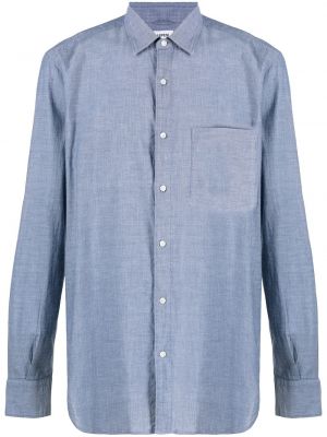 Camisa con bolsillos Aspesi azul