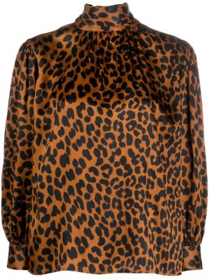 Košeľa s potlačou s leopardím vzorom Saint Laurent Pre-owned