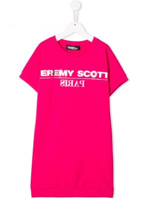 Trykt dress for jenter Jeremy Scott Junior rosa