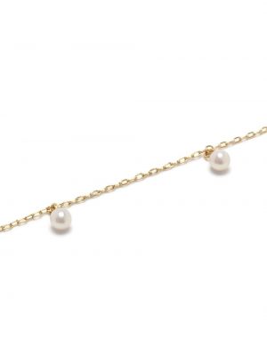 Bracelet avec perles Mizuki jaune