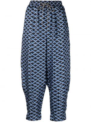 Pantalones con estampado Odeeh azul