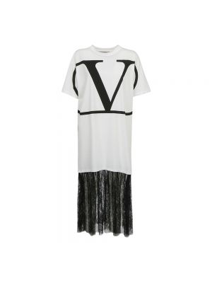 Sukienka koronkowa Valentino biała