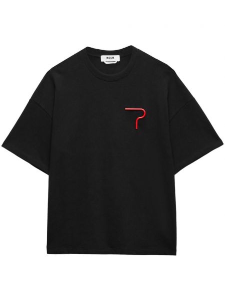 Applikation t-shirt Msgm sort