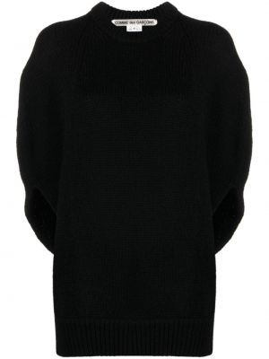 Volneni pulover Comme Des Garçons črna