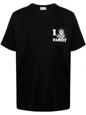 T-shirt con stampa Family First nero