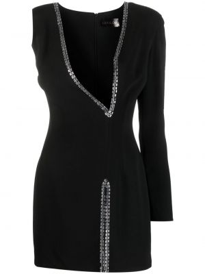 Sukienka koktajlowa z kryształkami Loulou czarna