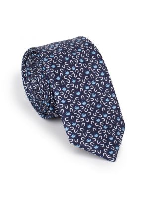 Jedwabny krawat Wittchen niebieski