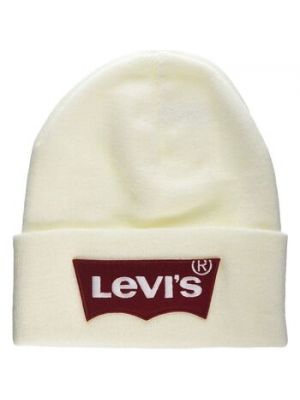 Biała czapka oversize Levi's