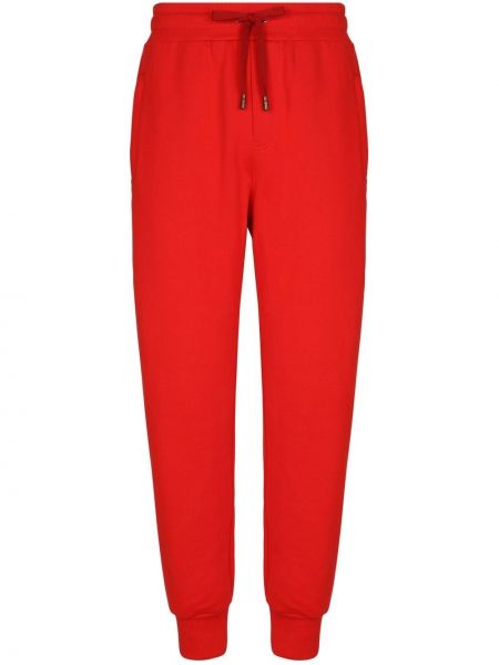 Αθλητικό παντελόνι Dolce & Gabbana κόκκινο
