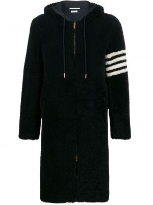 Parka z zadrgo Thom Browne modra