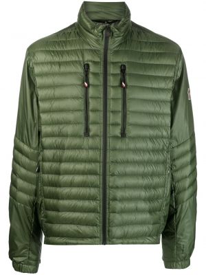Pikowana kurtka puchowa Moncler Grenoble zielona
