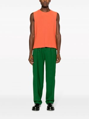 Hemd mit plisseefalten Homme Plissé Issey Miyake orange