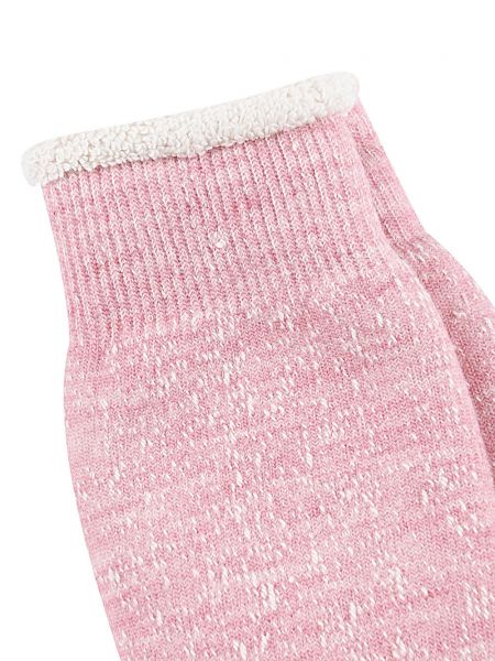 Calzini di lana di cotone Rototo rosa