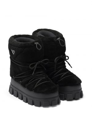 Kotníkové boty Prada černé