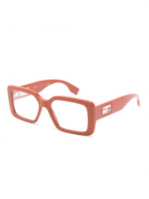Brilles Fendi Eyewear oranžs