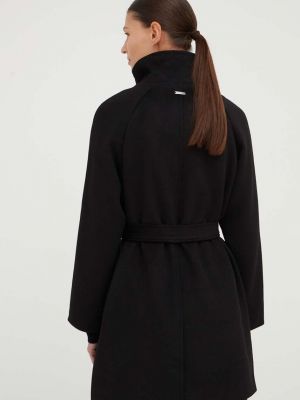 Gyapjú kabát Bruuns Bazaar fekete
