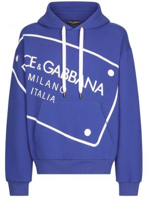 Суичър с качулка с принт Dolce & Gabbana
