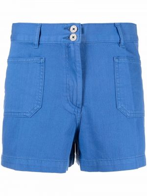 Pantalones cortos de cintura alta A.p.c. azul
