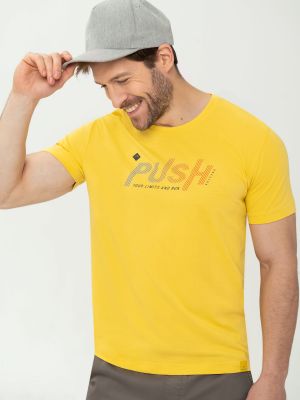 Тениска Volcano жълто