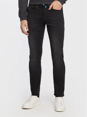 Jeansy skinny slim fit Pierre Cardin - сzarny