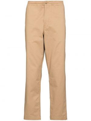 Bavlnené fleecové chinos nohavice s výšivkou Polo Ralph Lauren