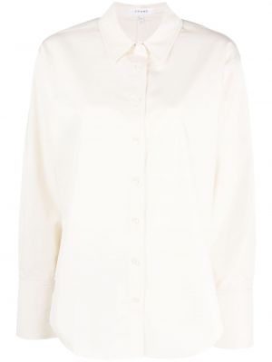 Памучна риза Frame бяло