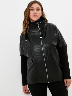 Кожаная куртка Le Monique, черная