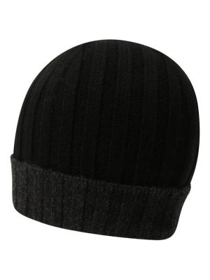 Кашемировая шапка Gran Sasso черная
