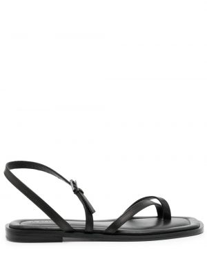 Kožené sandály s přezkou A.emery černé
