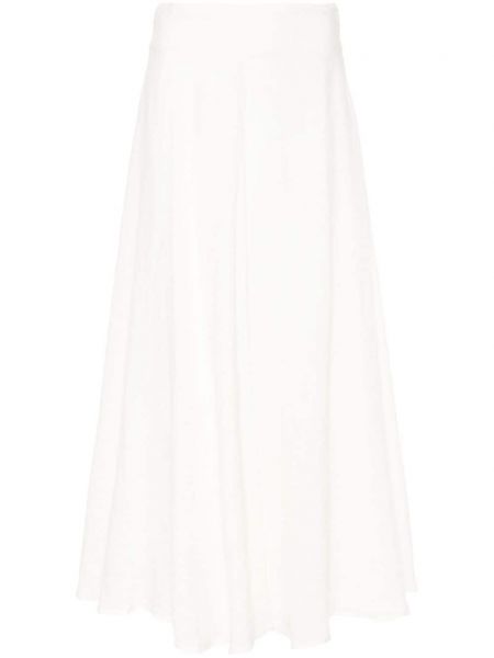 Lněné dlouhá sukně 120% Lino bílé
